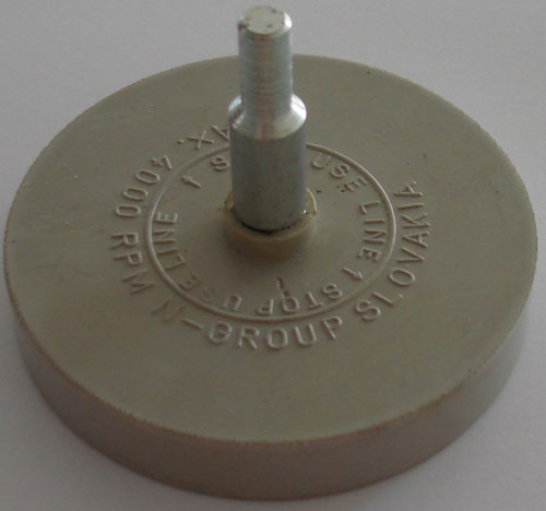 kotouč pryž.čistící šedý