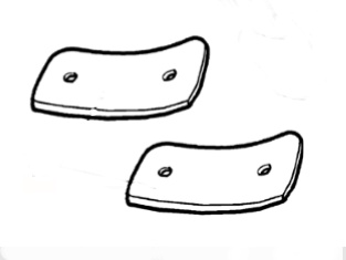 krytka plast. srážeč patek Promaxx Force - sada 2ks